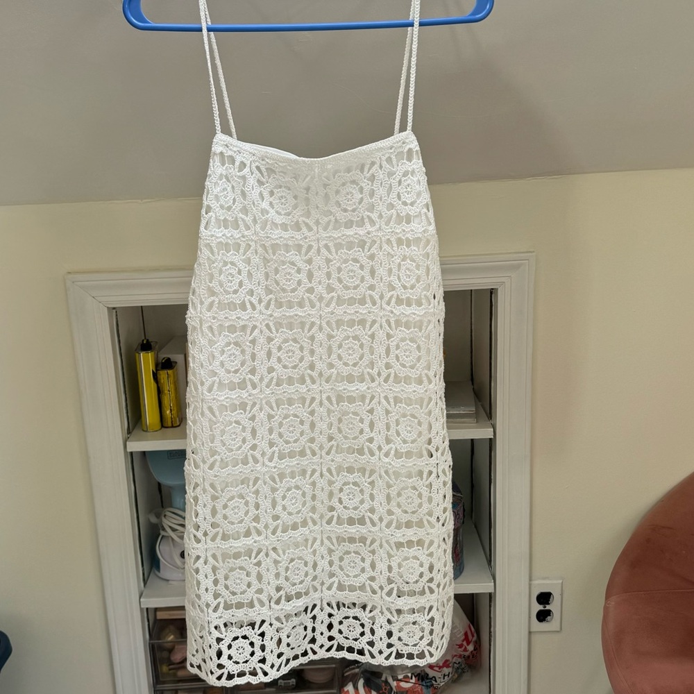 Never worn Zara crochet dress